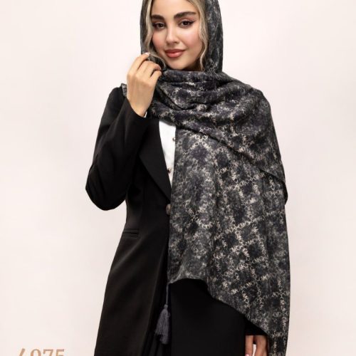 شال سی اسکارف منگوله دار کد 140213 - خرید شال و روسری زنانه عمده