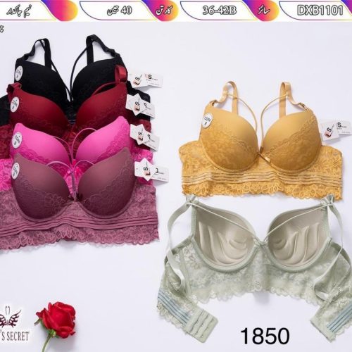 فروش عمده سوتین اسفنجی هارنس دار کد 131843