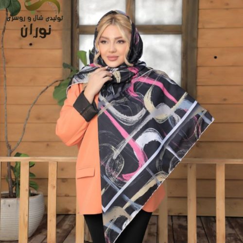 روسری نخی دور دست دوز اعلاء فروش عمده پوشاک