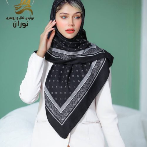 خرید عمده روسری کرپ نخ سیااسکارف اعلاء