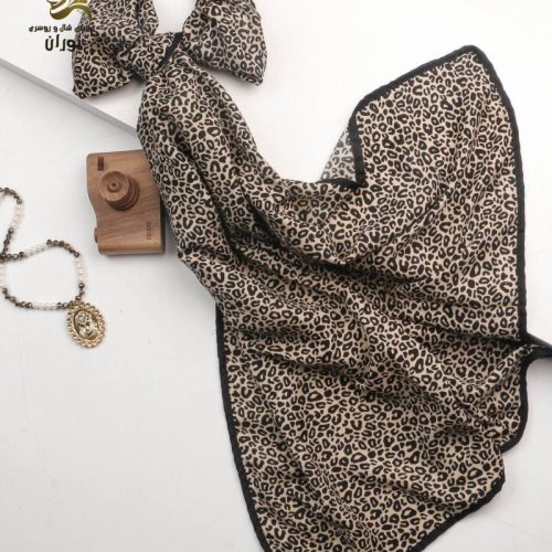خرید عمده شال نخی سیا اسکارف دور گاند اعلاء