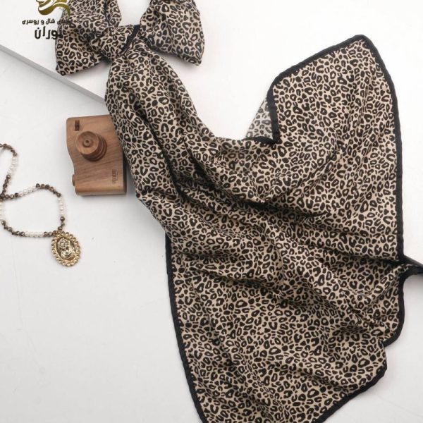 خرید عمده شال نخی سیا اسکارف دور گاند اعلاء