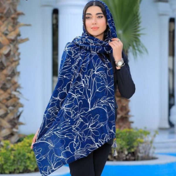 خرید عمده شال نخی پلیسه پاییزه منگوله دار اعلاء
