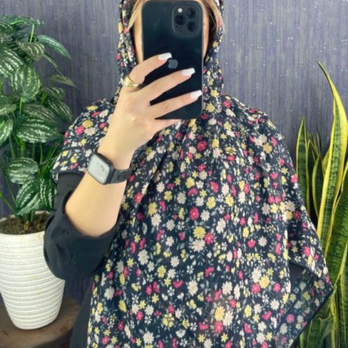 خرید عمده روسری نخی اسپان دست دوز اعلاء