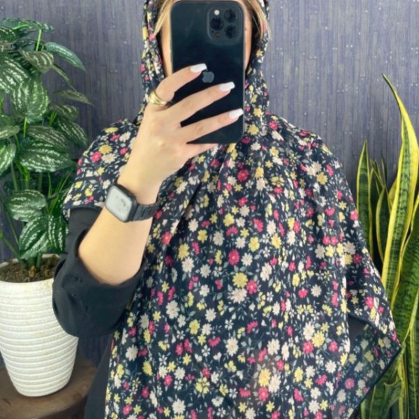 خرید عمده روسری نخی اسپان دست دوز اعلاء