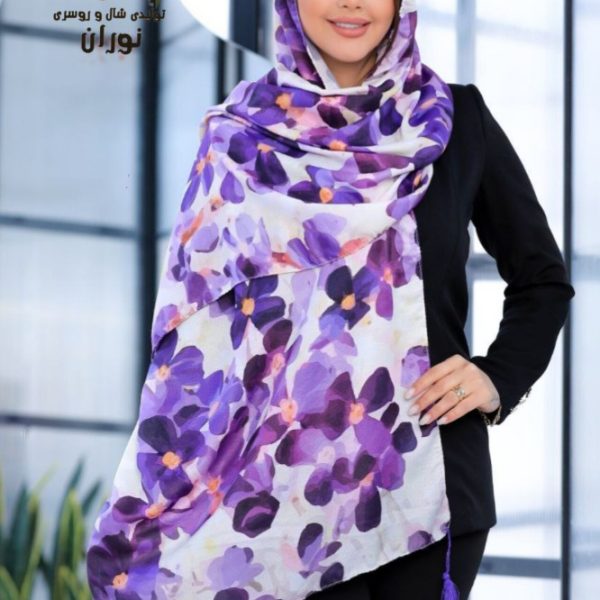 شال نخی آبرنگی اعلاء