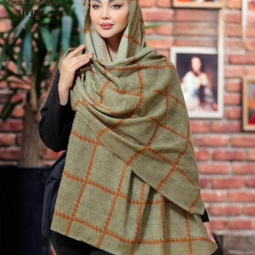 خرید عمده شال نخی پاییزه دو ریش اعلاء