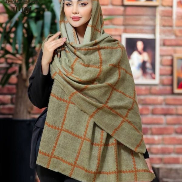 خرید عمده شال نخی پاییزه دو ریش اعلاء