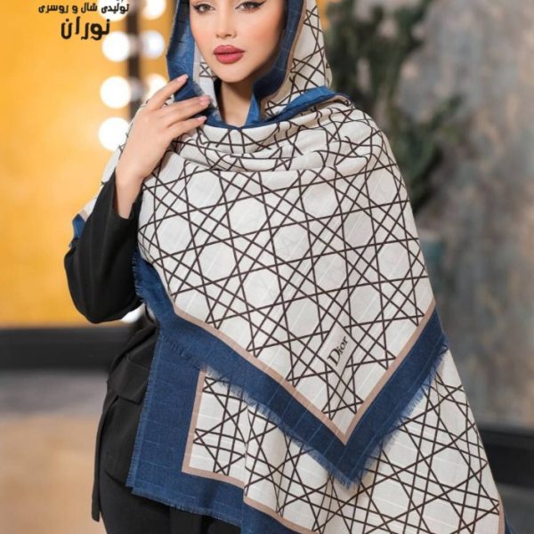 خرید عمده شال نخی پاییزه دو ریش اعلاء