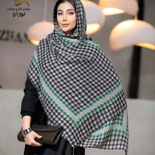 خرید عمده شال نخی پاییزه منگوله دار اعلاء
