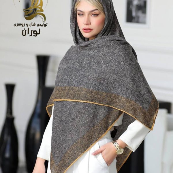 خرید عمده روسری نخی بهاره دست دوز اعلاء - شال و روسری زنانه عمده
