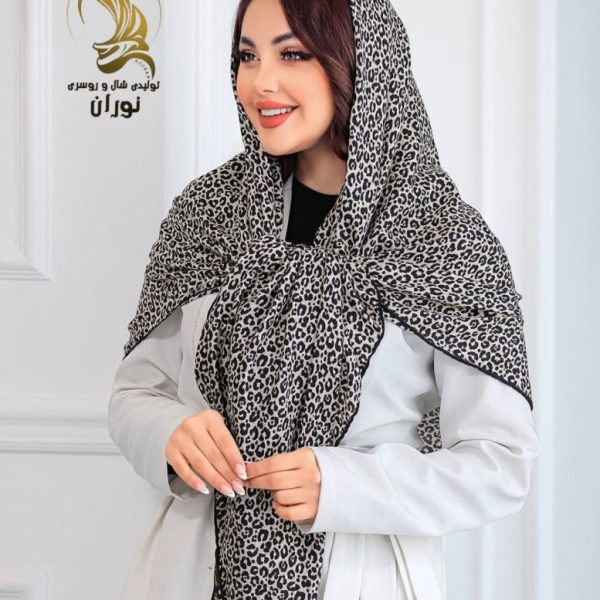 خرید عمده روسری کرپ نخ دست دوز اعلاء - شال و روسری زنانه عمده