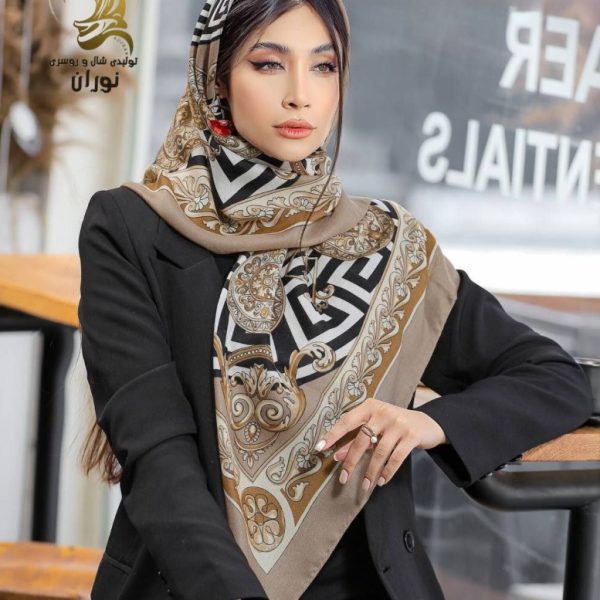 خرید عمده روسری نخی سیااسکارف اعلاء - شال و روسری زنانه عمده
