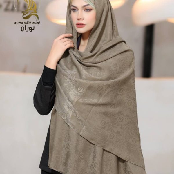 خرید عمده شال ژاکارد پانو طرح GUCCI اعلاء - شال و روسری زنانه عمده