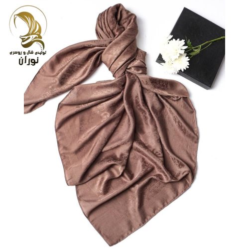 خرید عمده روسری ژاکارد دوردوخت طرح پتینه Gucci اعلاء - شال و روسری زنانه عمده