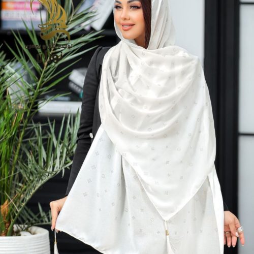 خرید عمده شال مجلسی ژورژت شکرباف اعلاء - شال و روسری زنانه عمده