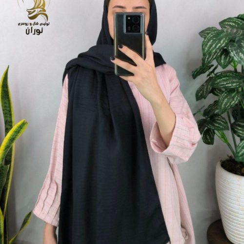 فروش عمده شال نخی زنبوری منگوله دار اعلاء - شال و روسری زنانه عمده