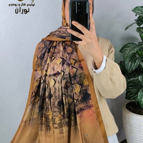 خرید عمده شال ابریشم متالیک پارچه‌ ترک اعلاء - شال و روسری زنانه عمده