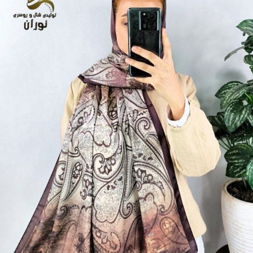 خرید عمده شال ابریشم متالیک پارچه‌ ترک اعلاء - شال و روسری زنانه عمده