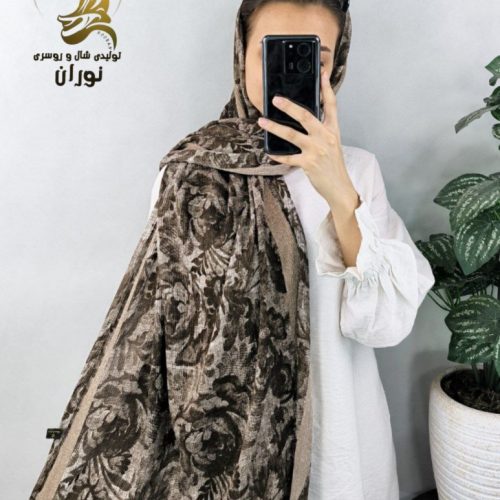 خرید عمده شال نخی پلیسه ریز اعلاء - شال و روسری زنانه عمده