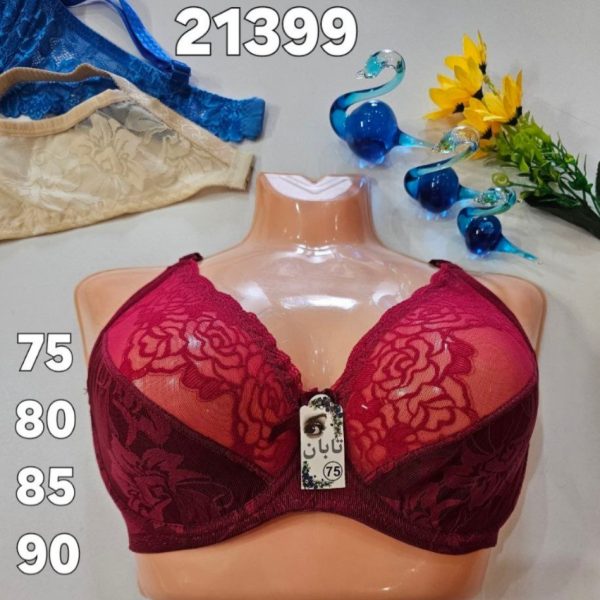 ⚜️سوتین توری فنردار⚜️ کدa_21399 فروش عمده پوشاک