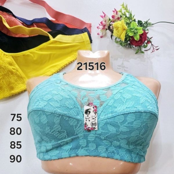 خرید عمده ️سوتین دانتل زیرنخی زیرکتی زنانه ️ کد21516