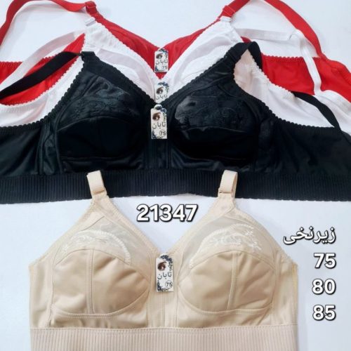 خرید عمده ️سوتین گلدوزی کش پهن اعلاء ️ کد21347