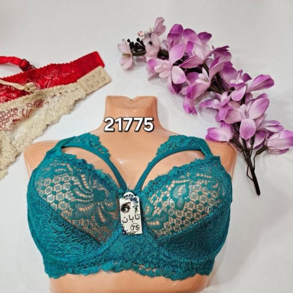 خرید عمده ️سوتین دانتل فنردار هارنسی فانتزی ️ کدb_21775