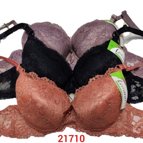 خرید عمده ️سوتین اسفنجی جکدار فنردار ️ کدa_21710