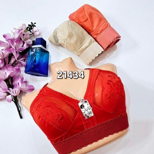 خرید عمده ️سوتین زیربافت گلدوزی رنگی ️ کدb_21434
