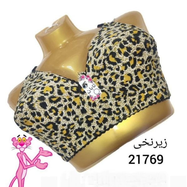 خرید عمده ️سوتین پلنگی زیر نخی ️ کد31769
