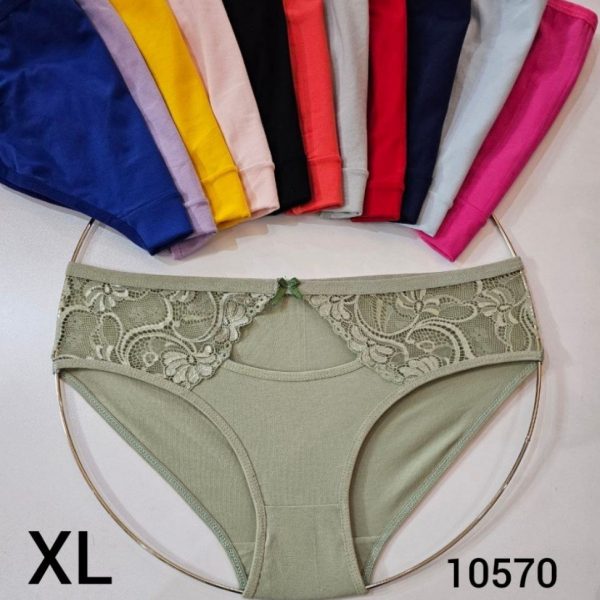 فروش عمده ⚜️شورت نخی جلو دانتل کیفیت عالی⚜️ کدb_10570 - شورت زنانه عمده