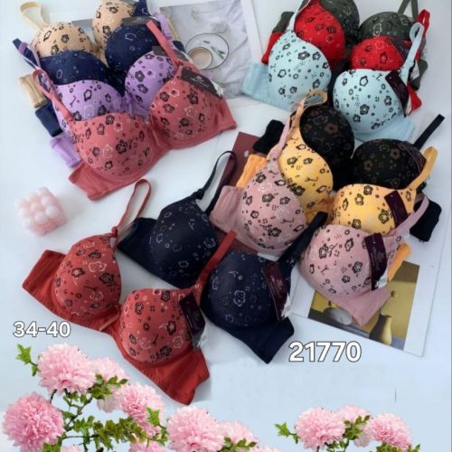 خرید عمده ️سوتین اسفنجی فنردار زنانه ️ کدa-21770 - سوتین زنانه عمده