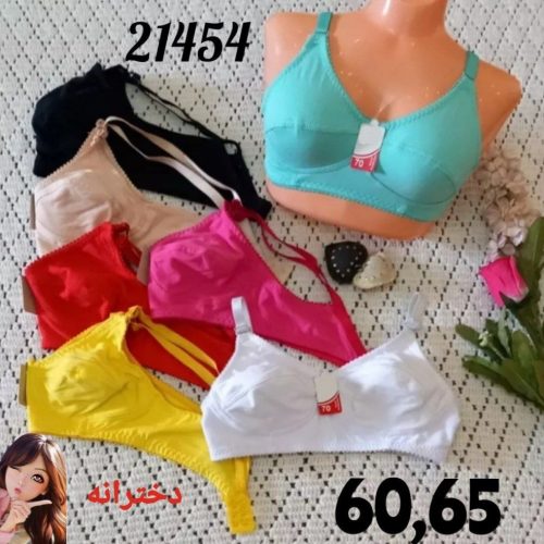 خرید عمده ️سوتین نخی کیفیت کش عالی دخترانه ️ کد21454 - سوتین دخترانه عمده