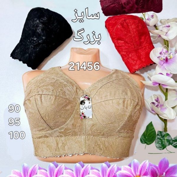 خرید عمده ️سوتین تمام تور کش مخفی طرح مادام اعلاء ️ کد21456 - سوتین زنانه عمده
