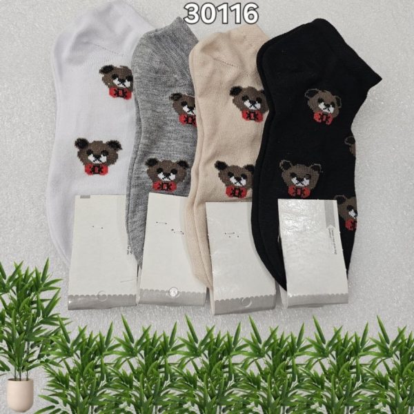 فروش عمده ⚜️جوراب مچی نخی زنانه⚜️ کد30116 - جوراب زنانه عمده