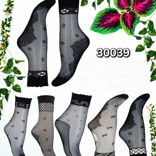 خرید عمده ️جوراب مچی پارازین طرحدار ️ کد30039 - جوراب زنانه عمده
