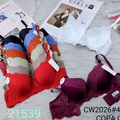 خرید عمده ️سوتین اسفنجی فنردار اعلاء ️ کد21539 - سوتین زنانه عمده