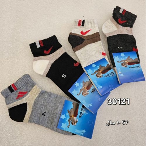 فروش عمده ️جوراب مچی نخی پسرانه ️ کد 131315