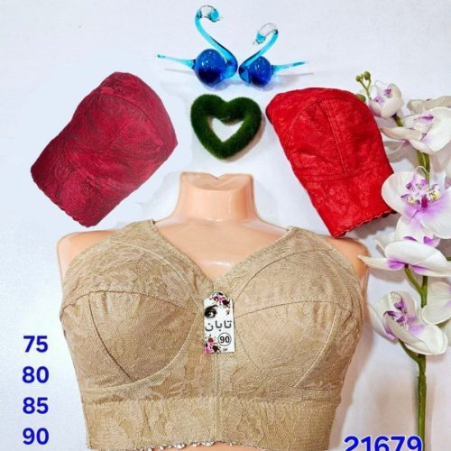 فروش عمده ⚜️سوتین توری زیرنخ کش مخفی زنانه اعلاء⚜️ کد 110626