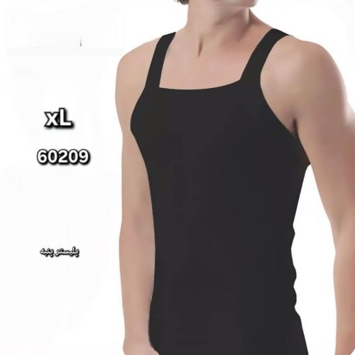 ️زیرپوش پلیستر پنبه یقه خشتی ️ کد 133716 - خرید زیر پوش مردانه عمده