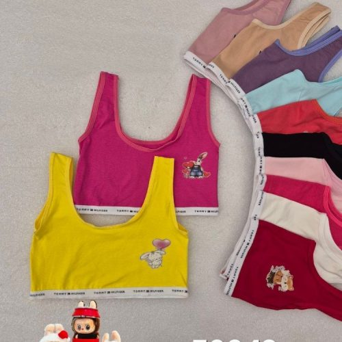 ⚜️نیم تنه نخی دخترانه⚜️ کد 118110 - خرید سوتین دخترانه عمده