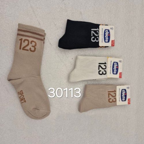 ️جوراب نیمساق نخی پسرانه ️ کد 133720 - خرید جوراب پسرانه عمده