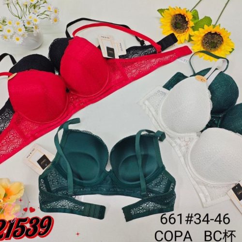 ⚜️سوتین اسفنجی فنردار اعلاء⚜️ کد 108182 - خرید سوتین زنانه عمده