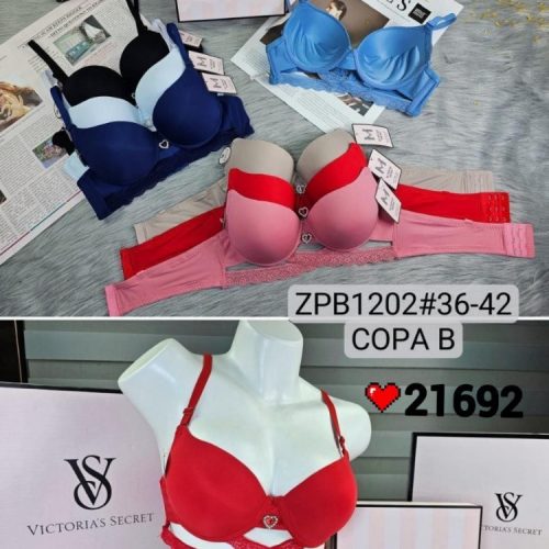 ⚜️سوتین اسفنجی فنردار⚜️ کد 129214 - خرید سوتین زنانه عمده