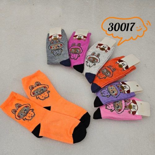 ️جوراب نیمساق نخی دخترانه ️ کد 136731 - خرید جوراب دخترانه عمده