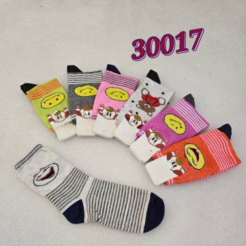 ️جوراب نیمساق نخی دخترانه ️ کد 136732 - خرید جوراب دخترانه عمده