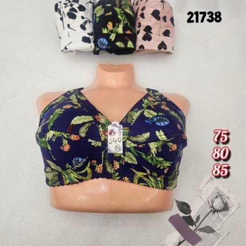 ⚜️سوتین گلدار زیرنخ⚜️ کد 95394 - خرید سوتین زنانه عمده