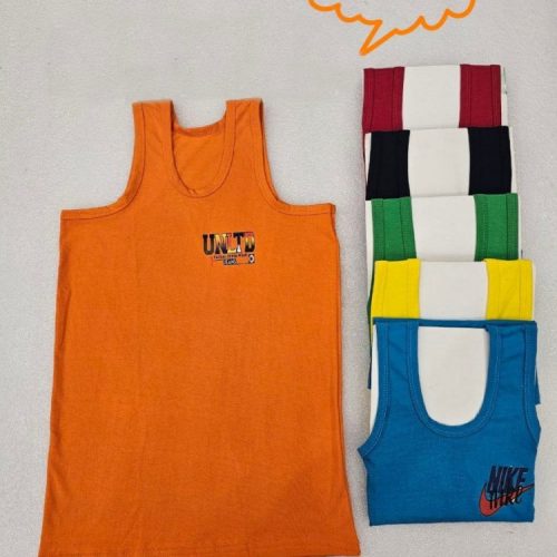 ⚜️زیرپوش رکابی پسرانه⚜️ کد 130633 - خرید پیراهن و تیشرت پسرانه عمده