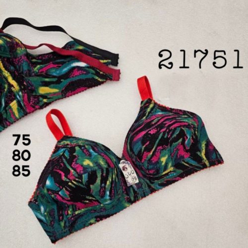 ⚜️سوتین یاردی زیرنخ طرحدار⚜️ کد 127771 - خرید سوتین زنانه عمده